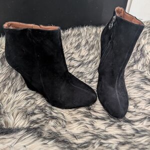 Sam Edelman Wedge Suede Boots